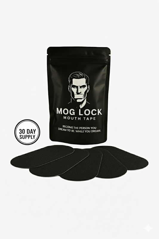 Mog Lock Mouth Tape 1 Month Supply for better Sleep, Snoring & Dry Mouth Relief