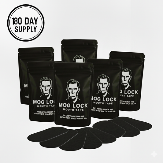 Mog Lock Mouth tape 6 Month Supply for Sleep, Snoring & Dry Mouth Relief