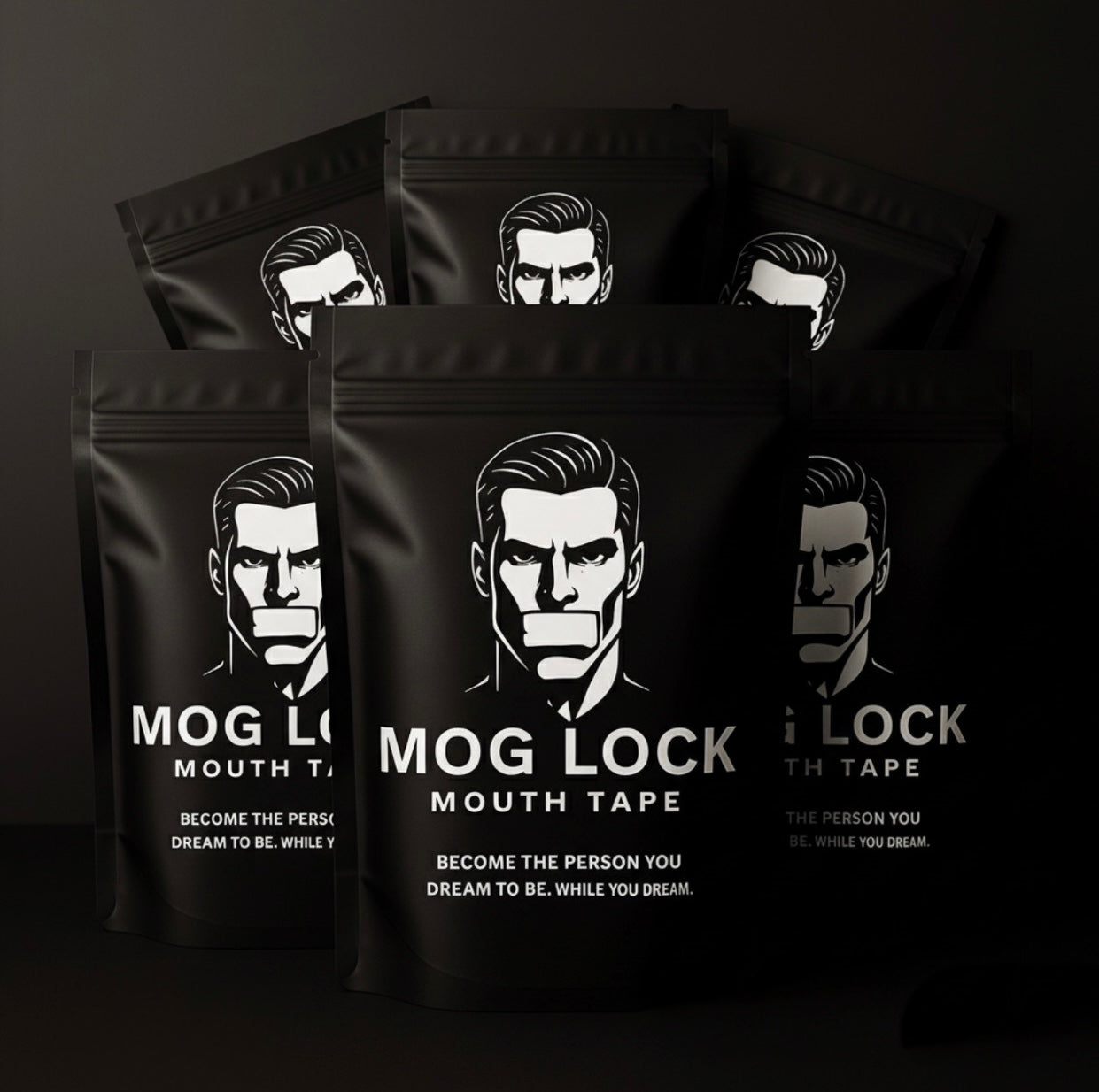Mog Lock Mouth tape 6 Month Supply for Sleep, Snoring & Dry Mouth Relief